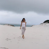 Remi Midi Skirt - Juniper Check