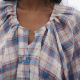 Ra Blouse - Juniper Check
