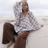 Ra Blouse - Juniper Check