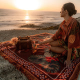 Cuban Tropical Picnic Rug - Bronze