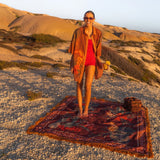 Cuban Tropical Picnic Rug - Bronze