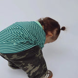 Cool Mint Stripe Tee - Kids