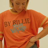 Athletic hemp/cotton tee - bon voyage