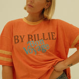 Athletic hemp/cotton tee - bon voyage