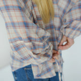 Ra Blouse - Juniper Check