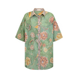Dahlia Shirt - Moss