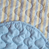 Butter Blue Seersucker Playmat