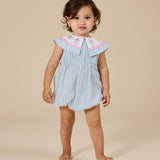Sailor Stripe Ava Collared Romper