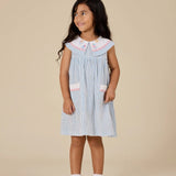 Sailor Stripe Lucy Collared Dress