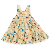 Hopscotch Tully Tiered Pinafore Dress