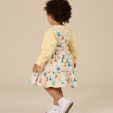 Hopscotch Tully Tiered Pinafore Dress