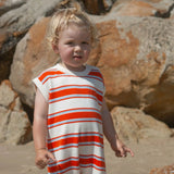Organic Island Stripe Playsuit