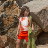 Organic Milano Knit Short - Chilli