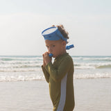 Zip Long Slv One Piece - Leaf