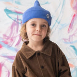 Organic Super Pixie Knit Beanie - Cobalt