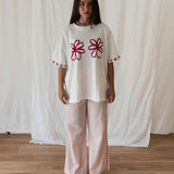 Fleur Tee -  White