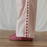 Bobbi Pant - Broderie Pink
