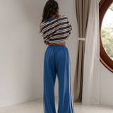 Bobbi Pant | Lace Cobalt
