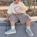 Pop's Bermuda Shorts | Brown Tartan