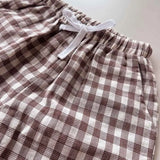 Pop's Bermuda Shorts | Brown Tartan