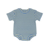 Striped Ribbed Organic Baby Romper l Sand & Surf