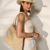 Summer Tote Bag in Beige