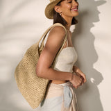 Summer Tote Bag in Beige