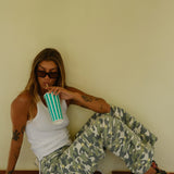 *PRE-ORDER* BAGGY JEANS - CAMO STAR