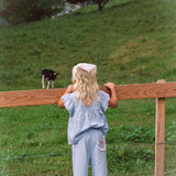 Dora Pant  | Sky Gingham