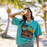 Silver Sun Tee - NAUTICAL