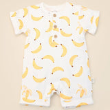 Organic Cotton Romper - Banana