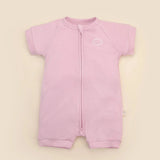 Bamboo Zip Romper - Lavender