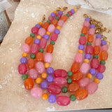 Jellybean Pebble Necklace