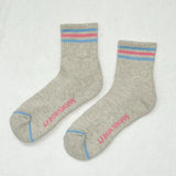 Girlfriend Sock - Bright Grey