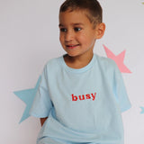 Busy Tee - Sky Blue