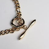 Mixed Fob Chain Necklace