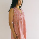 Hunter Mini Dress - Red Check