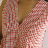 Hunter Mini Dress - Red Check