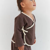 August Pointelle Set - Cocoa
