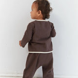 August Pointelle Set - Cocoa