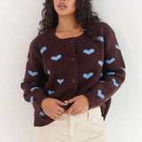 Sweetheart Cardigan - Hearts