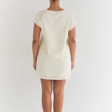Amelia Mini Dress - Buttercream