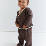August Pointelle Set - Cocoa