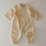 Muslin Kimono Romper | Milk
