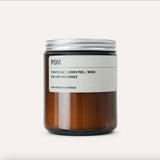 POM | Small Amber Candle 250g | Tomato Leaf / Lemon Peel / Moss