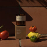 POM | Small Amber Candle 250g | Tomato Leaf / Lemon Peel / Moss