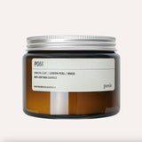 POM | Large Amber Candle 500g | Tomato Leaf / Lemon Peel / Moss