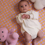 Kumquat Bloom Seersucker Playmat