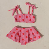 Pink Polka Bikini Set