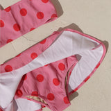 Pink Polka Bikini Set